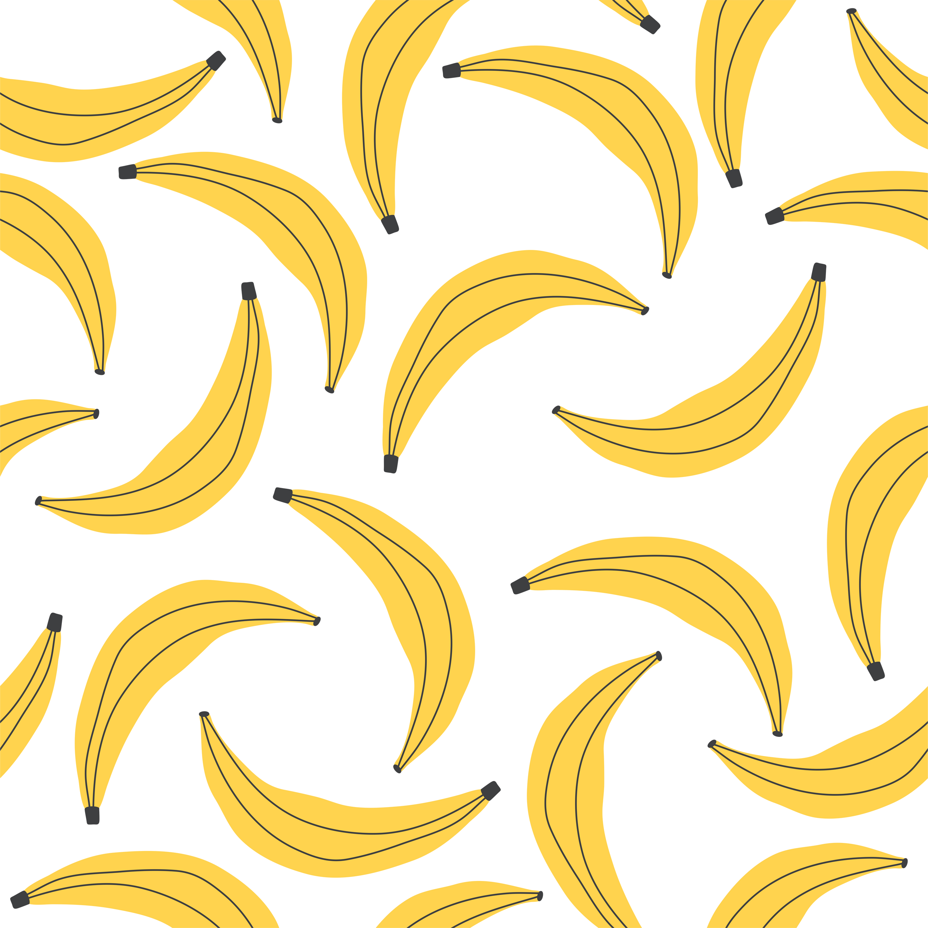 Yellow Banana Cartoon
